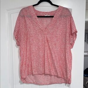 GAP Pink Floral Blouse
